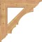 Ekena Millwork Balboa Traditional Smooth Bracket, Western Red Cedar, 5 1/2"W x 32"D x 32"H BKT06X32X32BOA01SWR - alternate 2